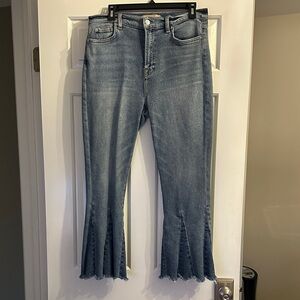 7 For All Mankind Light Blue Flare Jeans